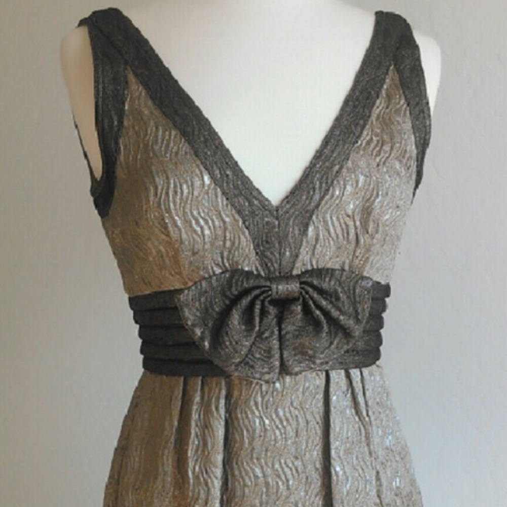 Anna Sui Bow Cocktail Dress